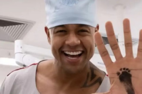 Nasce Levi, segundo filho de Lore Improta e Léo Santana